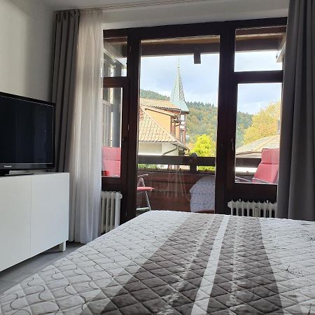 Gemütliche Ferienwohnung am Kurpark in Bad Herrenalb Exterior foto