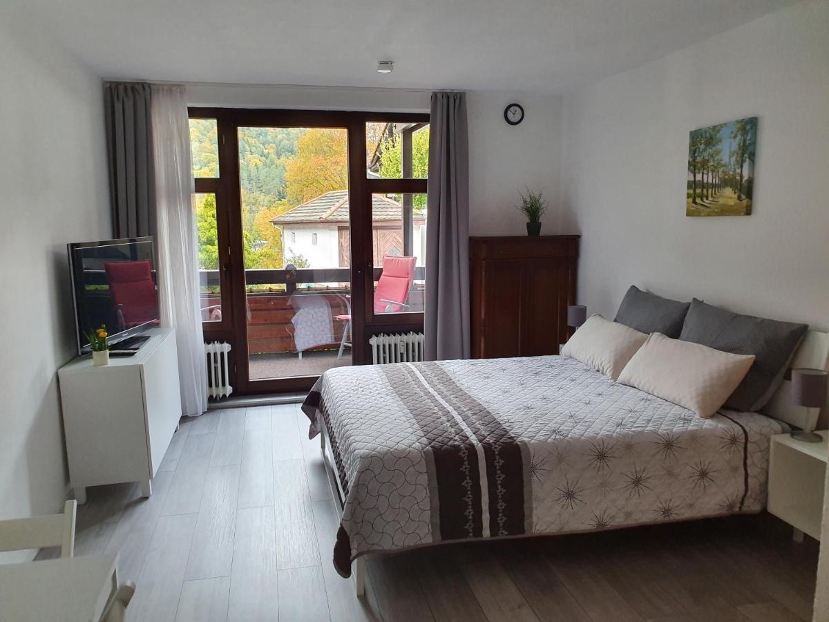 Gemütliche Ferienwohnung am Kurpark in Bad Herrenalb Exterior foto
