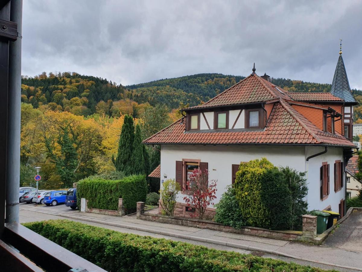 Gemütliche Ferienwohnung am Kurpark in Bad Herrenalb Exterior foto